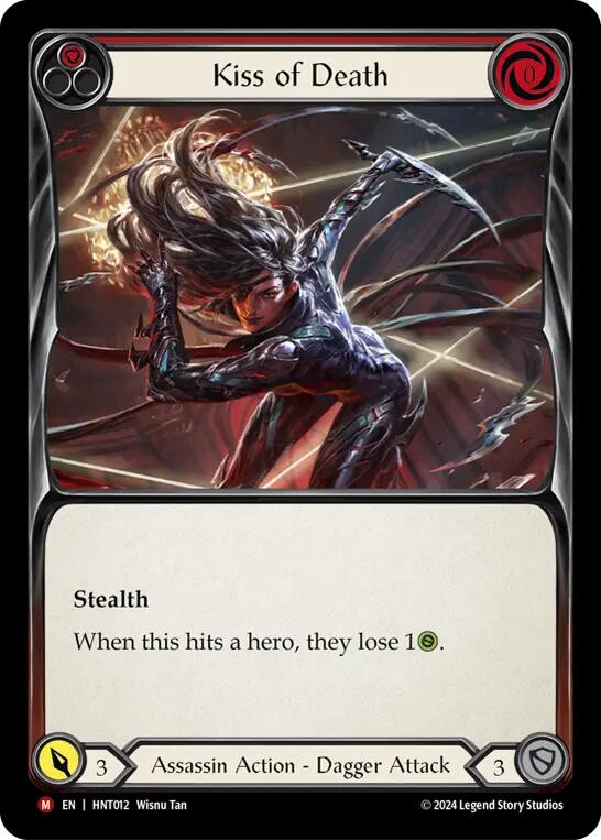 Kiss of Death [HNT012] (The Hunted)  Rainbow Foil | Good Games Adelaide SA