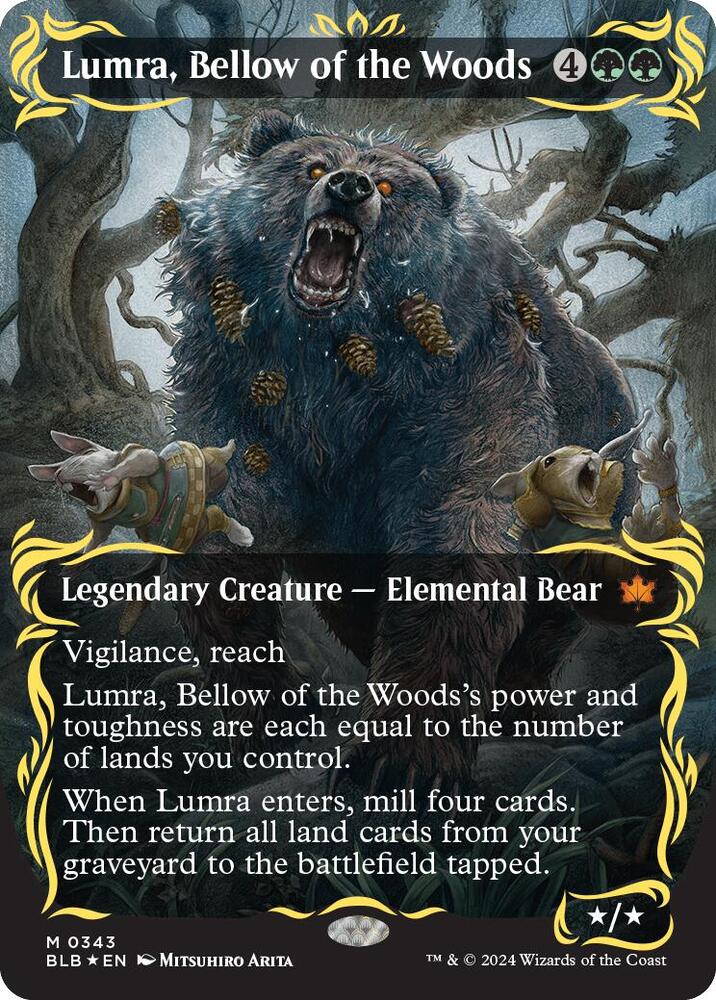 Lumra, Bellow of the Woods 343 (Bloomburrow)  - Foil | Good Games Adelaide SA
