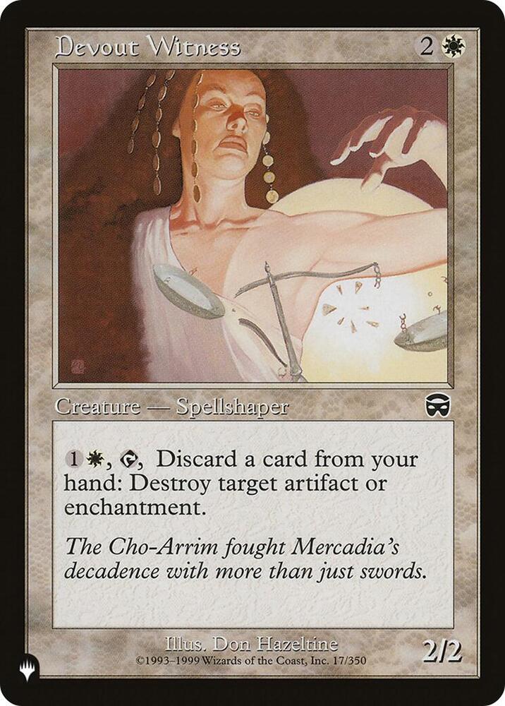 Devout Witness 17/350 (The List Reprints)  | Good Games Adelaide SA