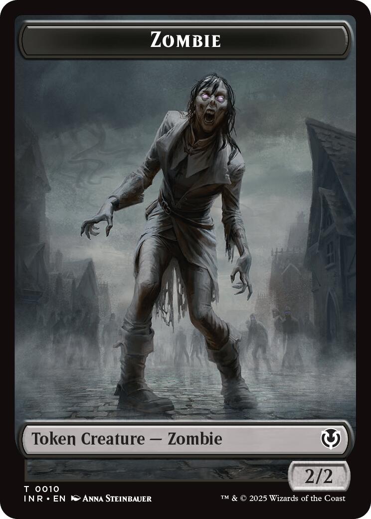 Zombie (0010) // Blood Double-Sided Token [Innistrad Remastered Tokens] | Good Games Adelaide SA