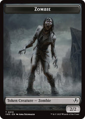 Zombie (0010) // Blood Double-Sided Token [Innistrad Remastered Tokens] | Good Games Adelaide SA