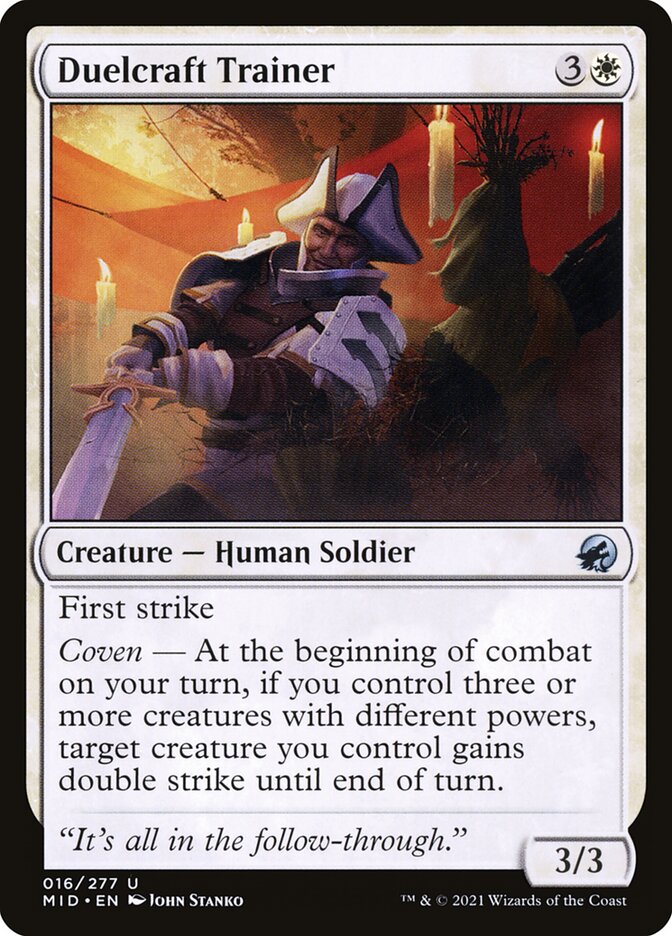 Duelcraft Trainer 16 (Innistrad: Midnight Hunt)  - Foil | Good Games Adelaide SA