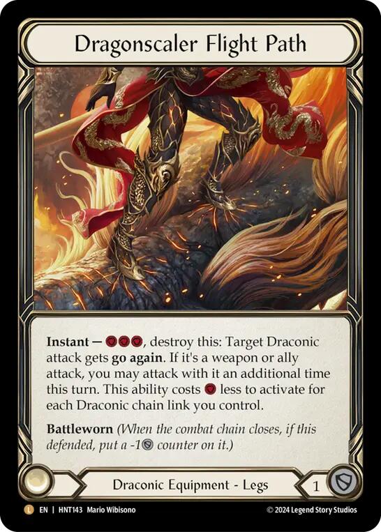 Dragonscaler Flight Path [HNT143] (The Hunted)  Rainbow Foil | Good Games Adelaide SA