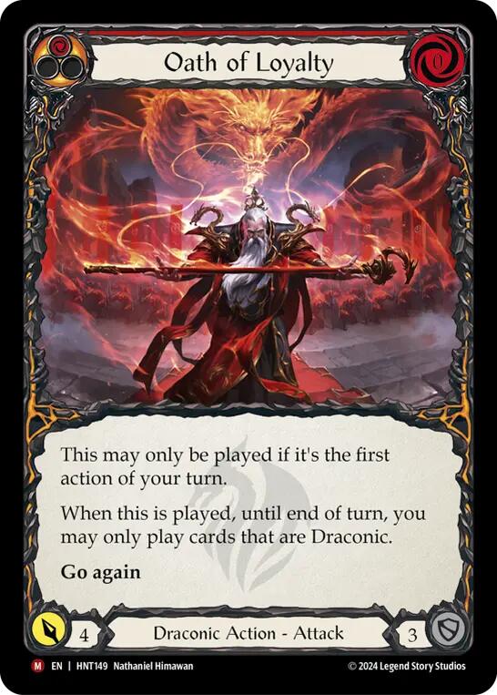 Oath of Loyalty [HNT149] (The Hunted)  Rainbow Foil | Good Games Adelaide SA