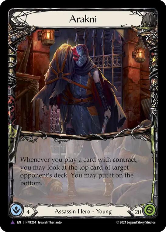 Arakni (Marvel) [HNT264] (The Hunted)  Cold Foil | Good Games Adelaide SA