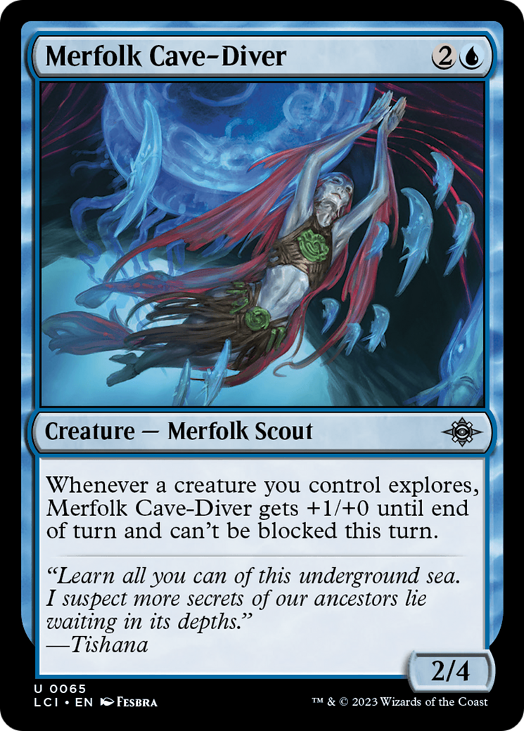 Merfolk Cave-Diver [The Lost Caverns of Ixalan] | Good Games Adelaide SA