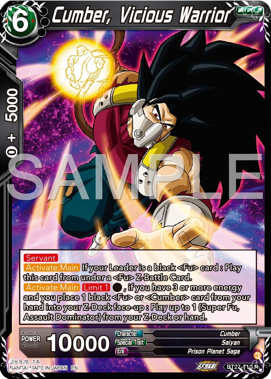 Cumber, Vicious Warrior (BT27-110) [History of Z] | Good Games Adelaide SA