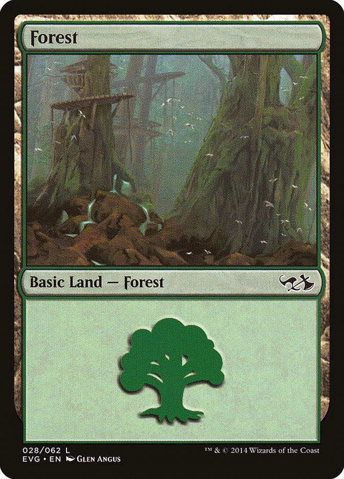 Forest (28) (Elves vs. Goblins) [Duel Decks Anthology] | Good Games Adelaide SA