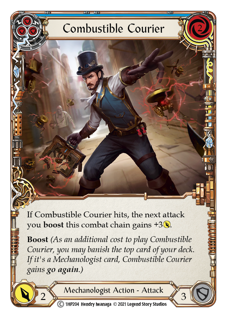 Combustible Courier (Blue) [1HP204] | Good Games Adelaide SA