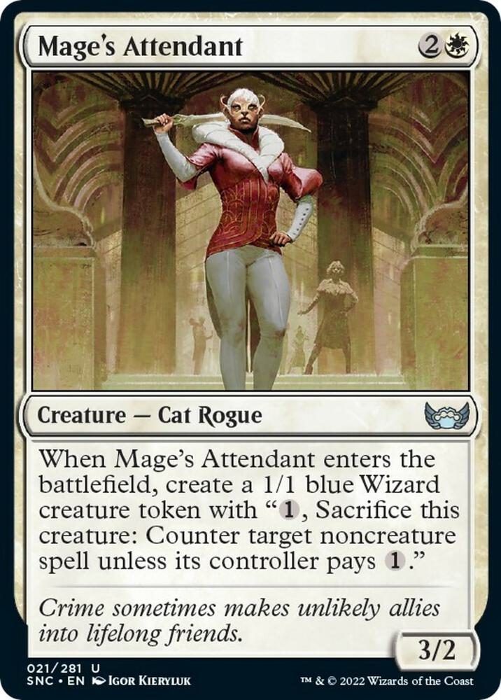 Mages Attendant 21 (Streets of New Capenna)  - Foil | Good Games Adelaide SA