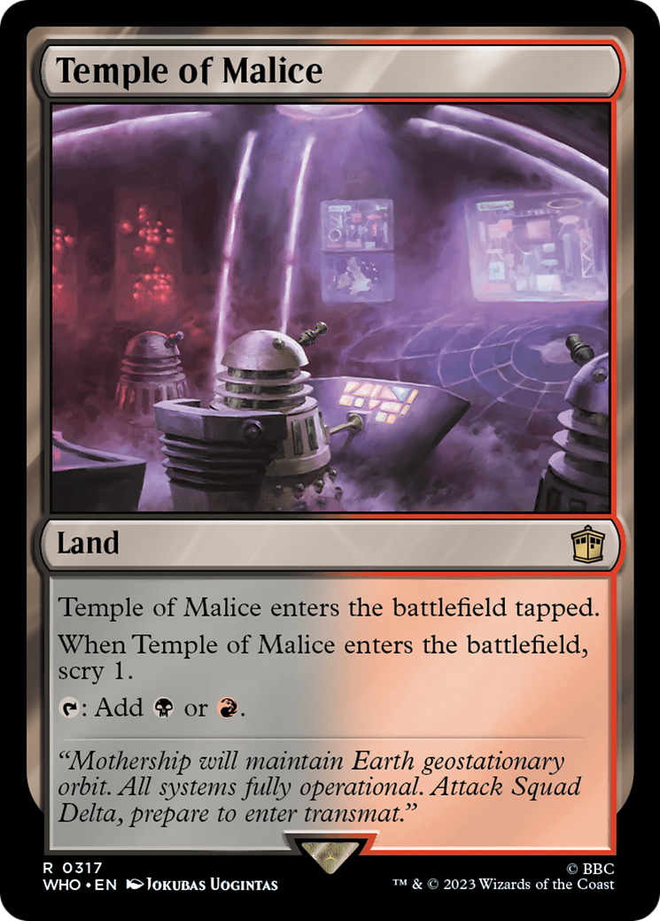 Temple of Malice [Doctor Who] | Good Games Adelaide SA