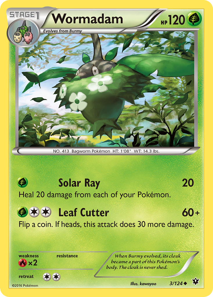 Wormadam (3/124) [XY: Fates Collide] | Good Games Adelaide SA