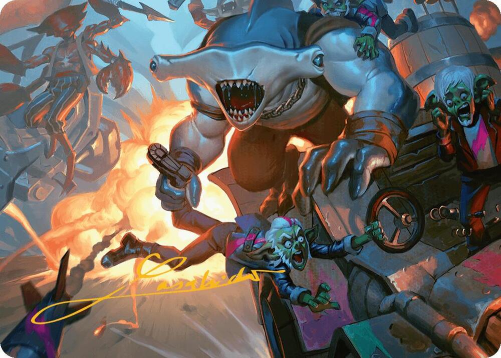 Trade the Helm Art Card Gold Stamped Signature 25 (Art Series: Aetherdrift)  | Good Games Adelaide SA