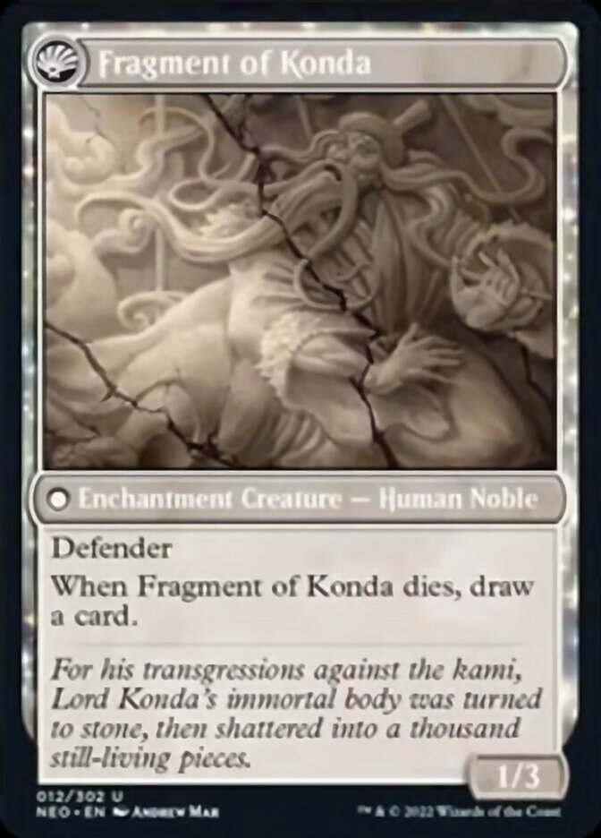 The Fall of Lord Konda // Fragment of Konda [Kamigawa: Neon Dynasty] | Good Games Adelaide SA