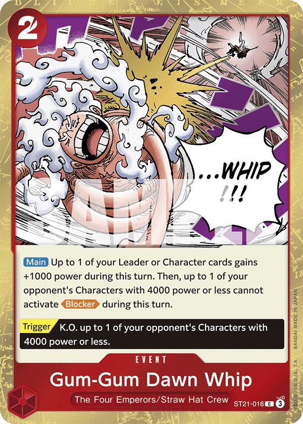 Gum-Gum Dawn Whip [Starter Deck EX: Gear 5] | Good Games Adelaide SA