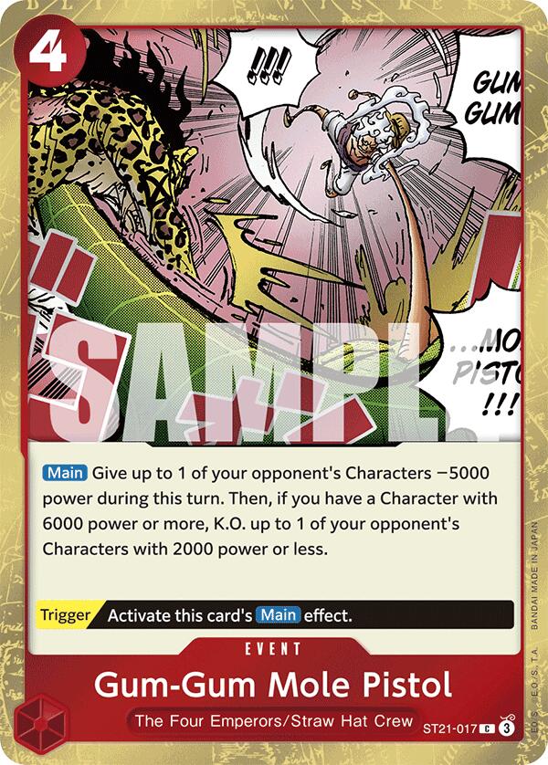 Gum-Gum Mole Pistol [Starter Deck EX: Gear 5] | Good Games Adelaide SA