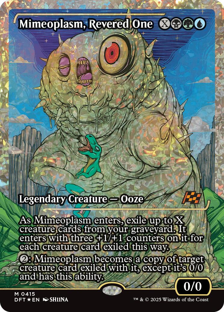Mimeoplasm, Revered One (Showcase Fracture Foil) (Japanese) [Aetherdrift] | Good Games Adelaide SA