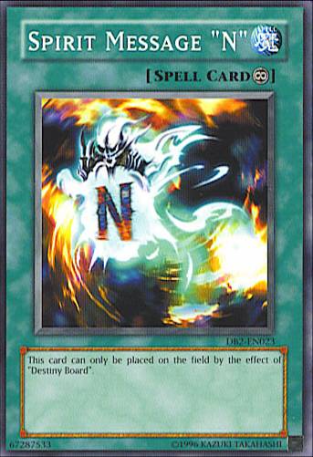 Spirit Message "N" [DB2-EN023] Common | Good Games Adelaide SA