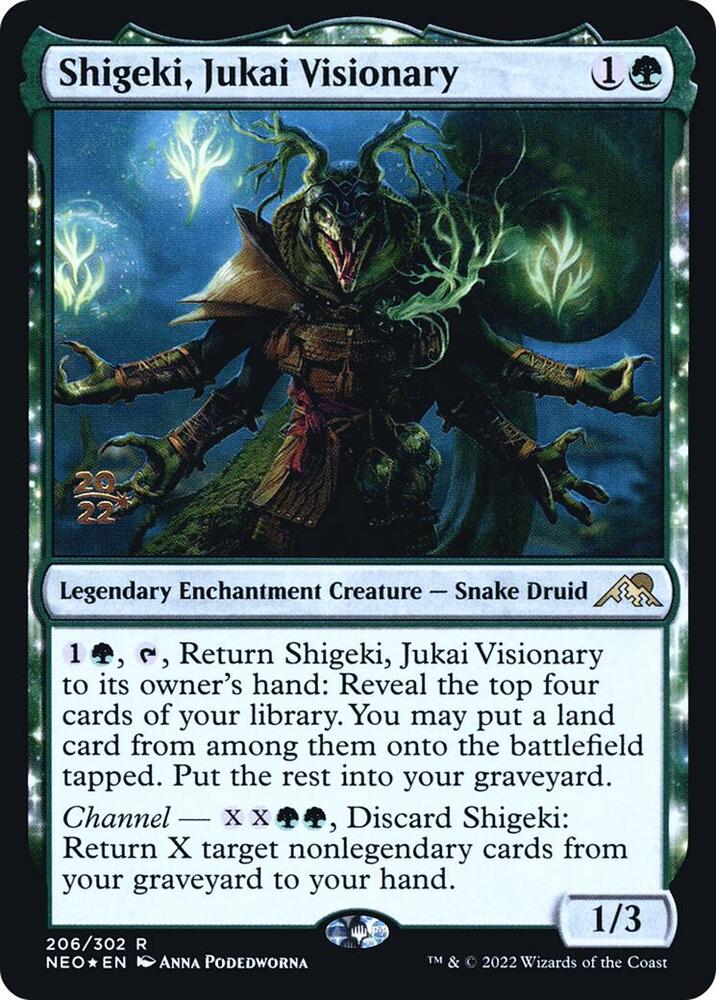 Shigeki Jukai Visionary 206 (Prerelease Cards)  - Foil | Good Games Adelaide SA
