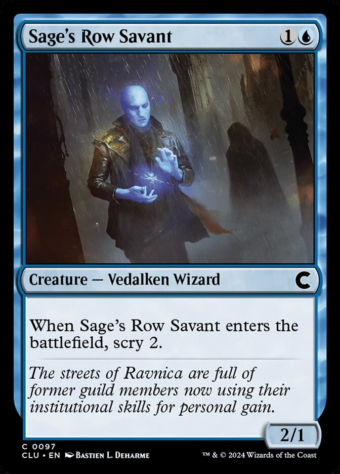 Sage's Row Savant 97 (Ravnica: Clue Edition)  | Good Games Adelaide SA