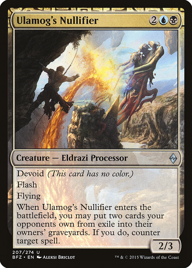 Ulamog's Nullifier 207 (Battle for Zendikar)  | Good Games Adelaide SA