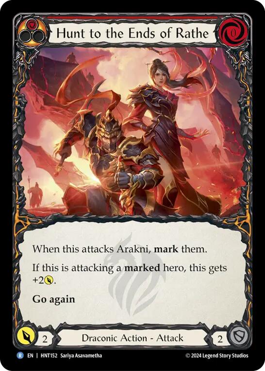 Hunt to the Ends of Rathe [HNT152] (The Hunted)  Rainbow Foil | Good Games Adelaide SA