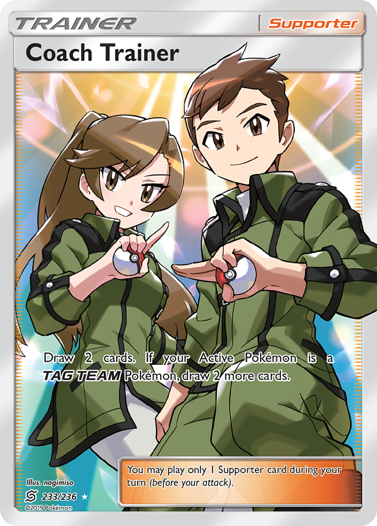 Coach Trainer (233/236) [Sun & Moon: Unified Minds] | Good Games Adelaide SA