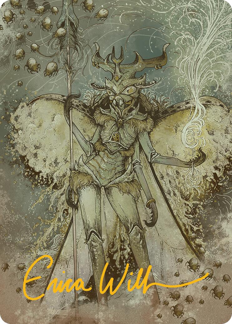 Aatchik, Emerald Radian Art Card (6/54) (Gold-Stamped Signature) [Aetherdrift Art Series] | Good Games Adelaide SA