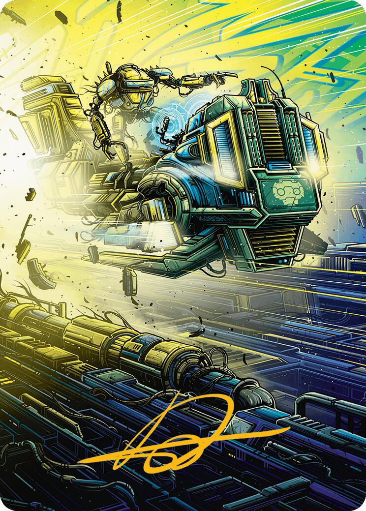 Guidelight Pathmaker Art Card (Gold-Stamped Signature) [Aetherdrift Art Series] | Good Games Adelaide SA
