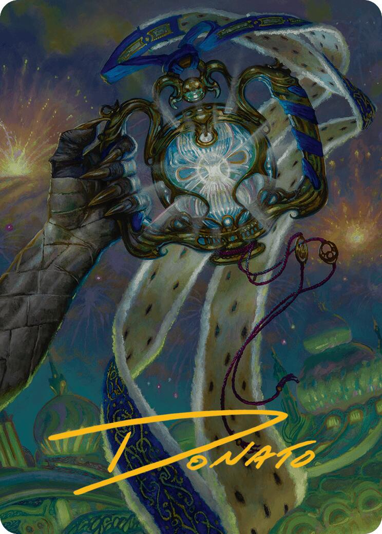 The Aetherspark Art Card (Gold-Stamped Signature) [Aetherdrift Art Series] | Good Games Adelaide SA
