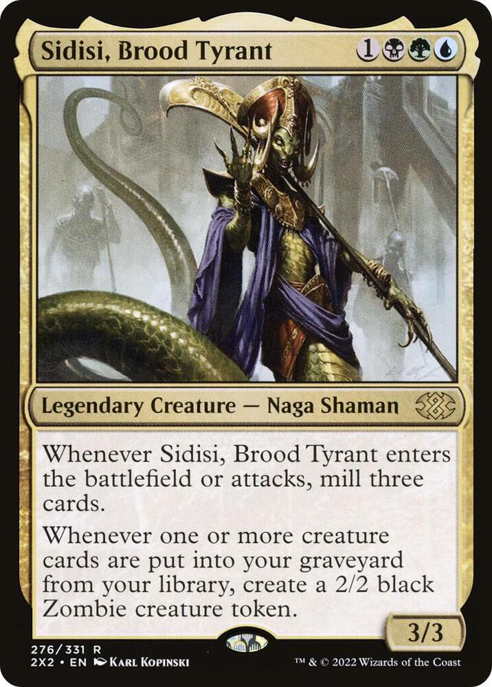 Sidisi Brood Tyrant 276 (Double Masters 2022)  - Foil | Good Games Adelaide SA