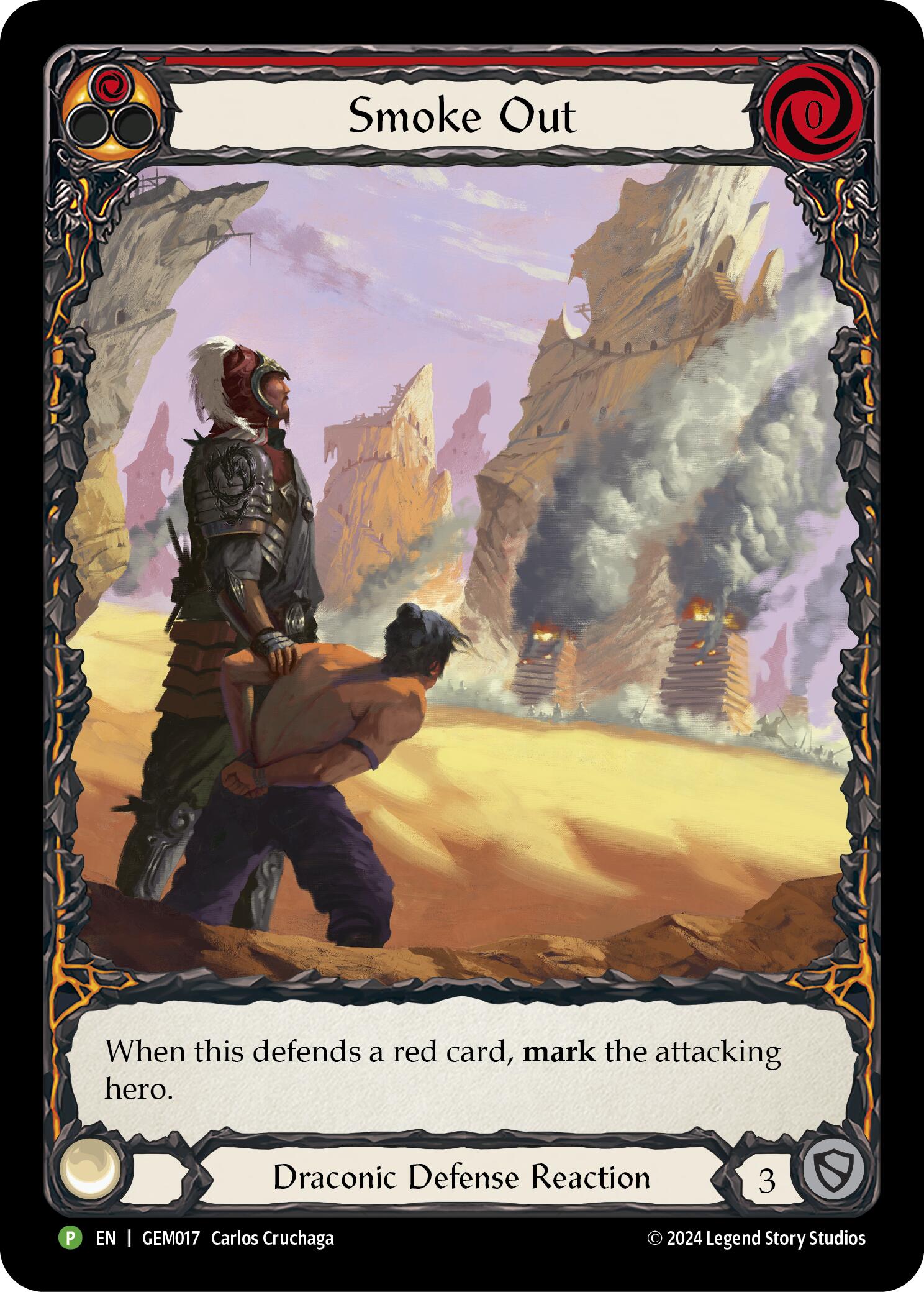 Smoke Out (Red) [GEM017] (GEM Pack 1)  Rainbow Foil | Good Games Adelaide SA