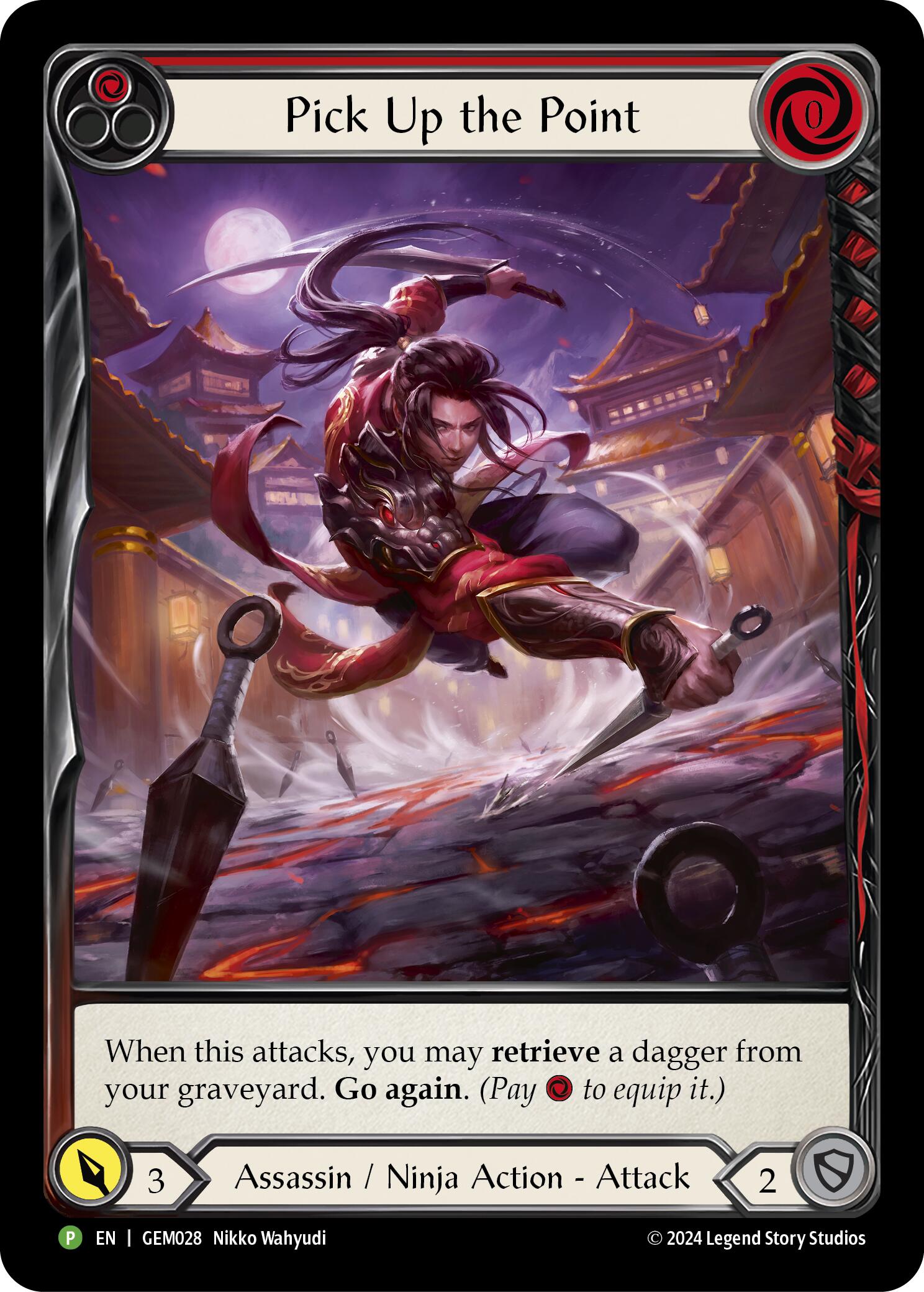 Pick Up the Point (Red) [GEM028] (GEM Pack 1)  Rainbow Foil | Good Games Adelaide SA