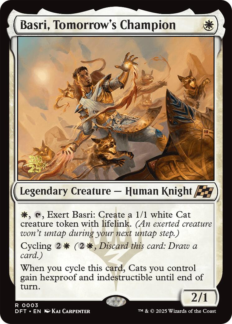 Basri, Tomorrow's Champion [Aetherdrift Prerelease Promos] | Good Games Adelaide SA