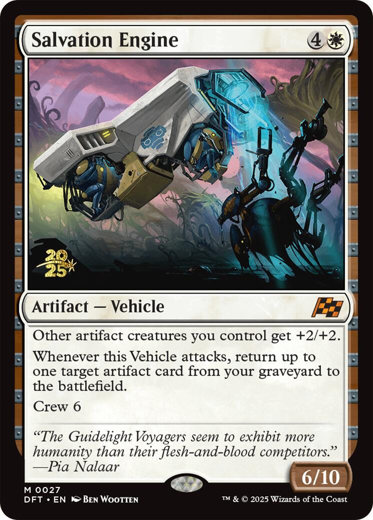 Salvation Engine [Aetherdrift Prerelease Promos] | Good Games Adelaide SA