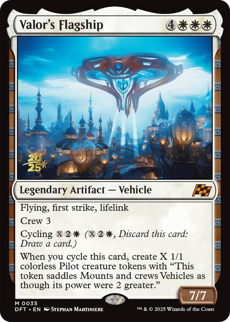 Valor's Flagship [Aetherdrift Prerelease Promos] | Good Games Adelaide SA