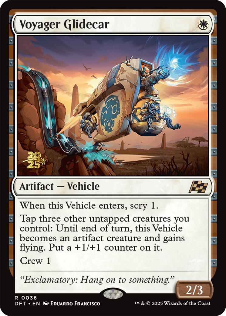 Voyager Glidecar [Aetherdrift Prerelease Promos] | Good Games Adelaide SA
