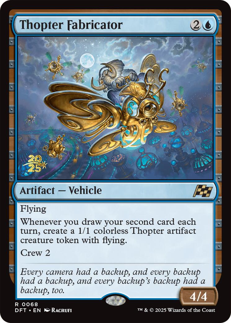 Thopter Fabricator [Aetherdrift Prerelease Promos] | Good Games Adelaide SA