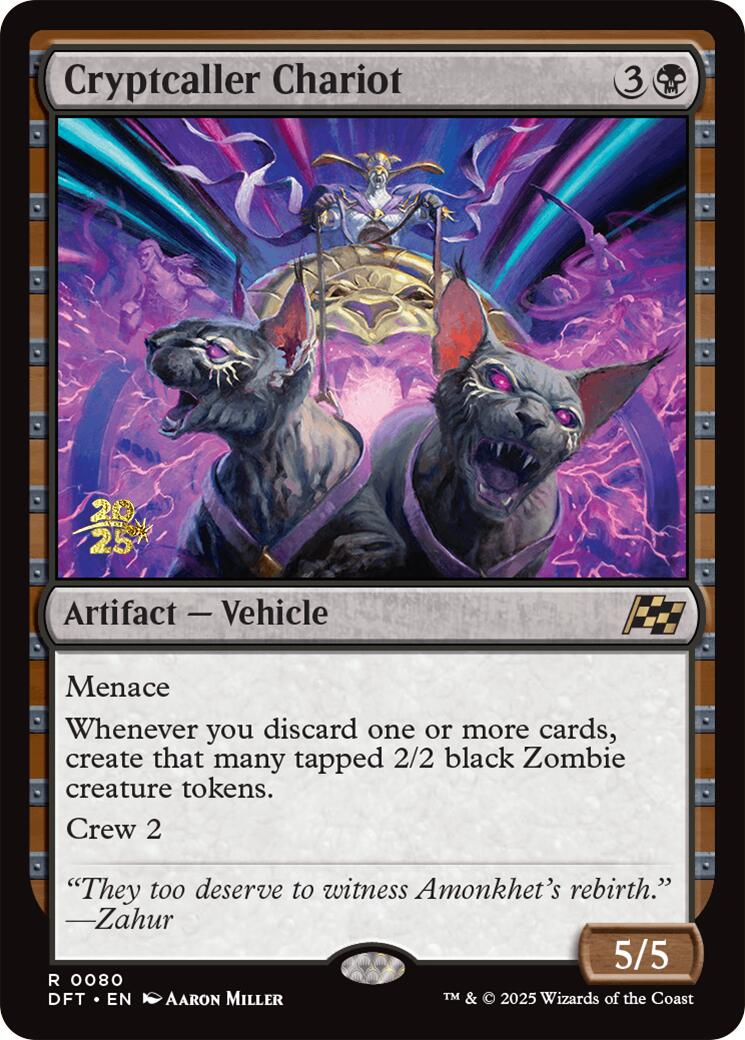 Cryptcaller Chariot [Aetherdrift Prerelease Promos] | Good Games Adelaide SA