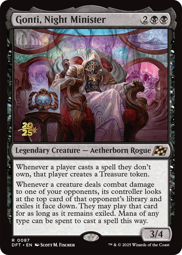 Gonti, Night Minister [Aetherdrift Prerelease Promos] | Good Games Adelaide SA