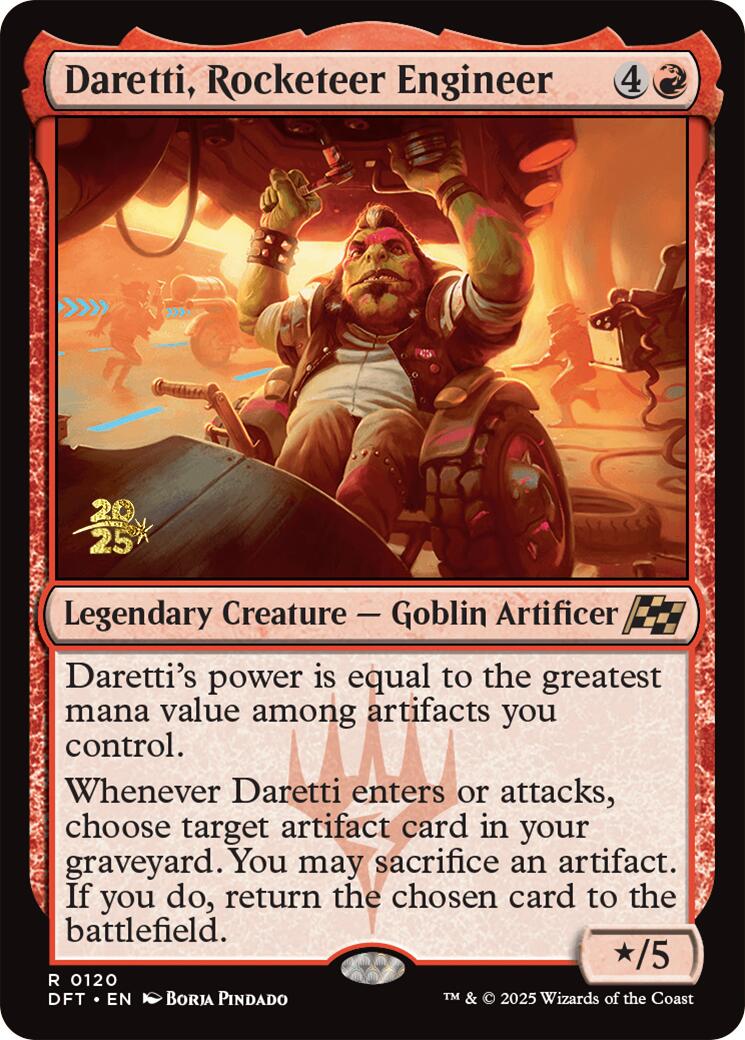 Daretti, Rocketeer Engineer [Aetherdrift Prerelease Promos] | Good Games Adelaide SA