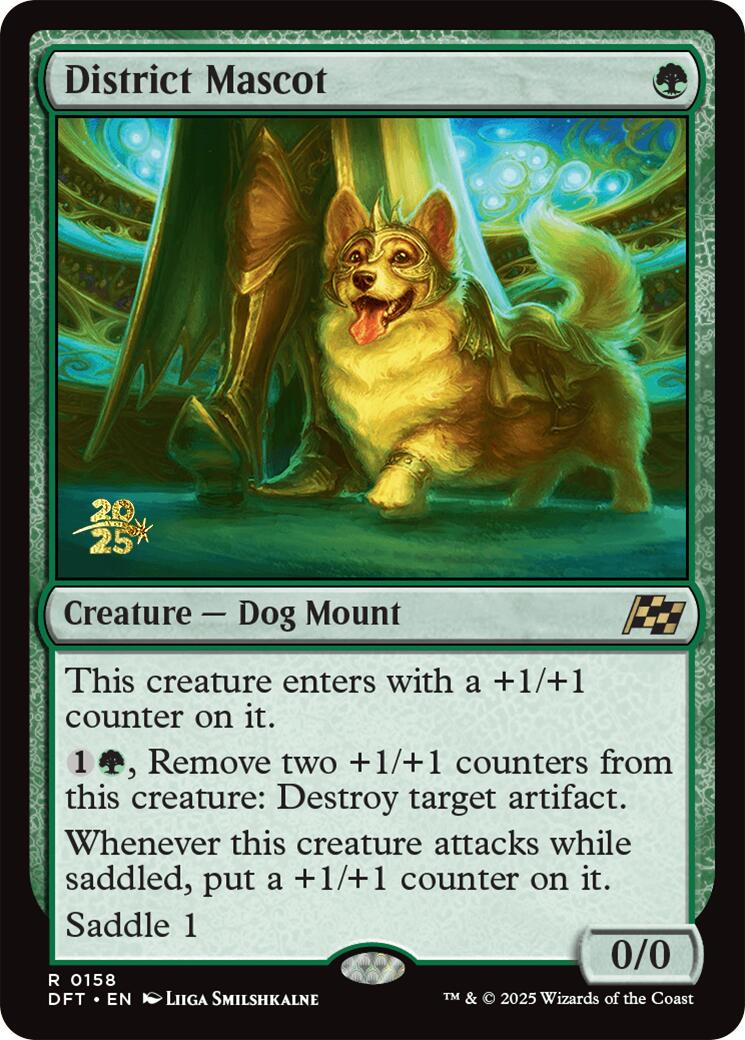 District Mascot [Aetherdrift Prerelease Promos] | Good Games Adelaide SA