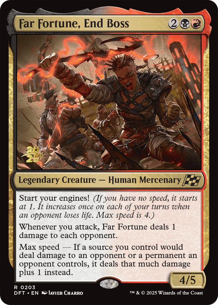 Far fortune, End Boss [Aetherdrift Prerelease Promos] | Good Games Adelaide SA