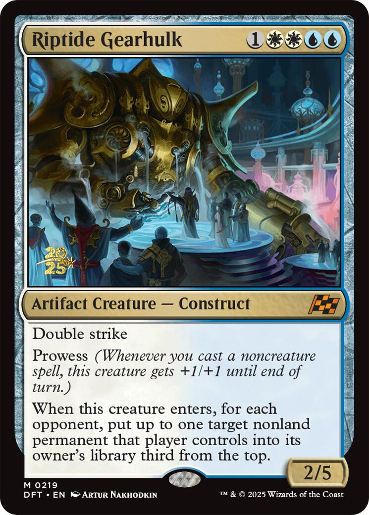 Riptide Gearhulk [Aetherdrift Prerelease Promos] | Good Games Adelaide SA