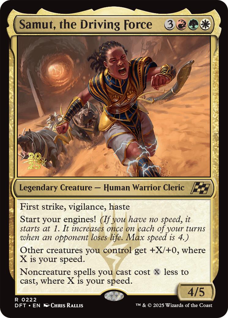 Samut, the Driving Force [Aetherdrift Prerelease Promos] | Good Games Adelaide SA