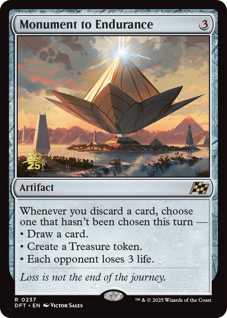 Monument to Endurance [Aetherdrift Prerelease Promos] | Good Games Adelaide SA