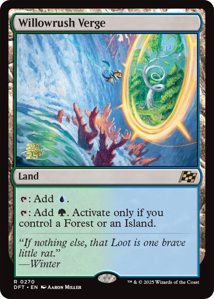 Willowrush Verge [Aetherdrift Prerelease Promos] | Good Games Adelaide SA