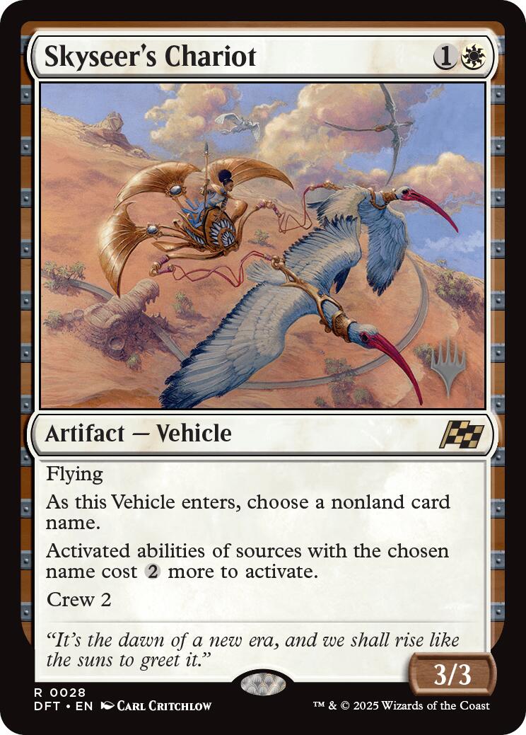 Skyseer's Chariot [Aetherdrift Promos] | Good Games Adelaide SA