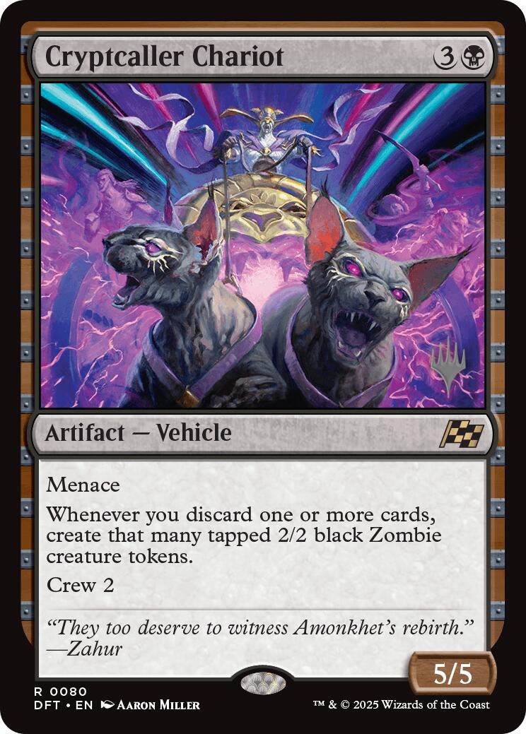 Cryptcaller Chariot [Aetherdrift Promos] | Good Games Adelaide SA