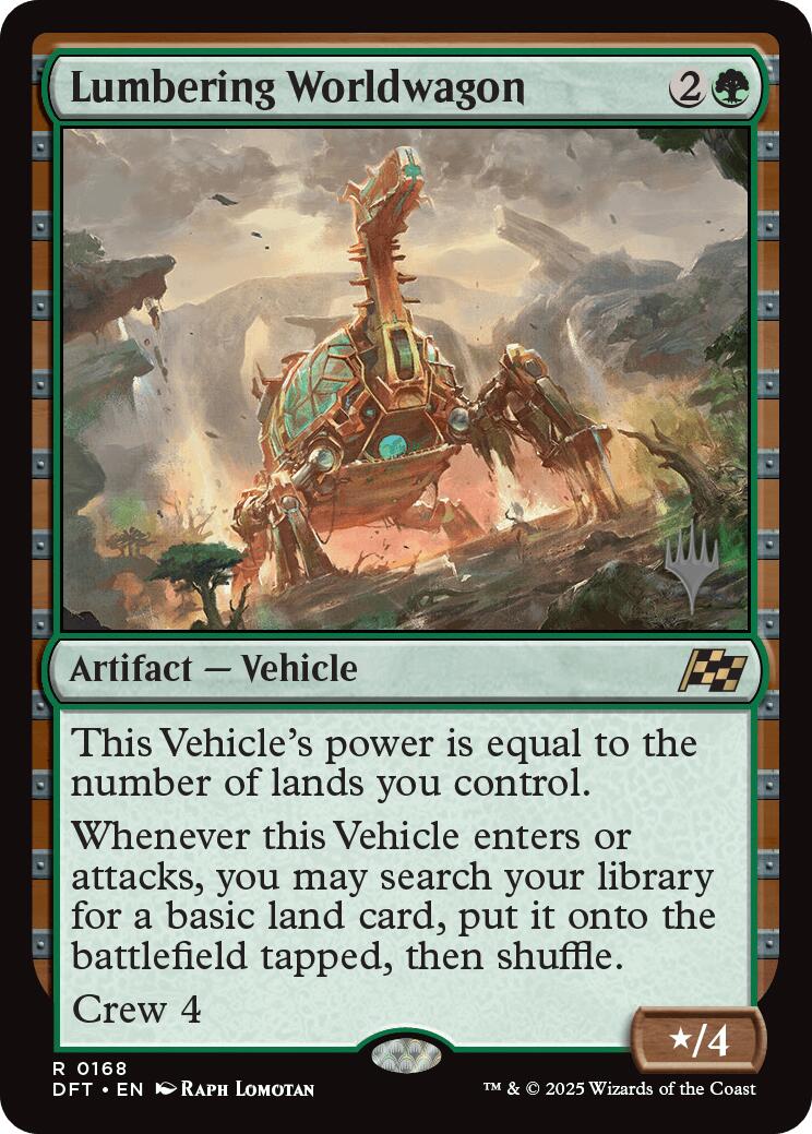 Lumbering Worldwagon [Aetherdrift Promos] | Good Games Adelaide SA